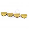 Tapered Strap Ends - Set of 4