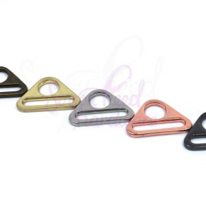 Triangle 1" D Ring - Set of 4